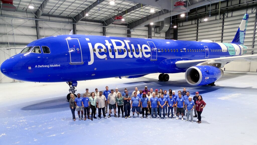 DBP Paints the New jetBlue Livery